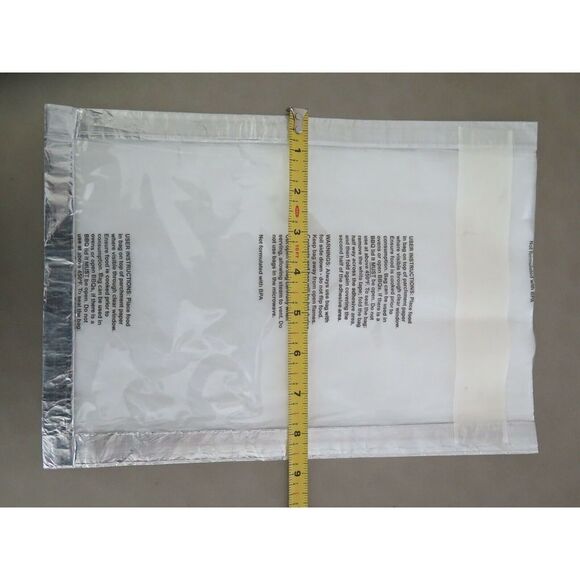 Ready Chef Go! Seal & Cook 12"x 9" Glassine/Foil Oven/BBQ Cooking Bags Qty 12 - Picture 2 of 12